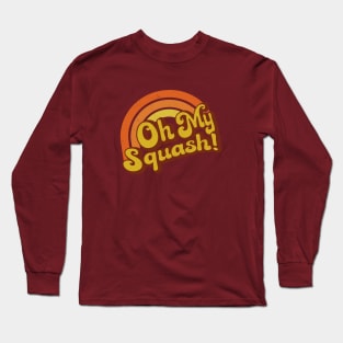 Oh My Squash - Retro Rainbow Long Sleeve T-Shirt